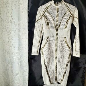 Golden Showers White Studded Top